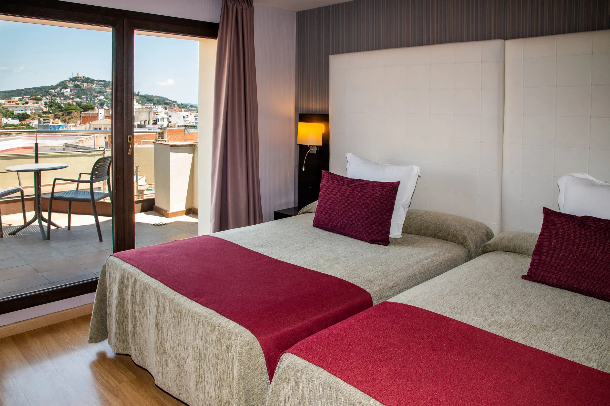 suite vista mar cama